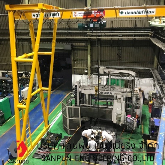 Semi gantry crane Semi gantry crane