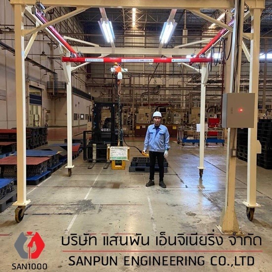 เครนรางเบา - บริษัท แสนพัน เอ็นจิเนียริ่ง จำกัด - เครนรางเบา  Light crane KBK crane 