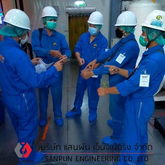 งานตรวจสอบและทดสอบเครน - บริษัท แสนพัน เอ็นจิเนียริ่ง จำกัด - งานตรวจสอบและทดสอบเครน  PM&Test load crane 