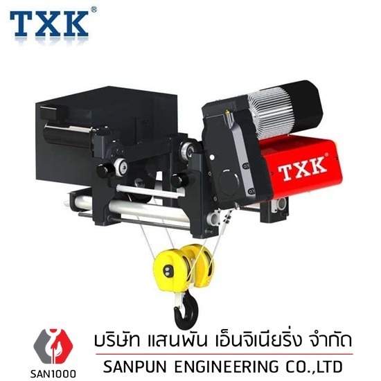 รอกสลิงไฟฟ้า - บริษัท แสนพัน เอ็นจิเนียริ่ง จำกัด - รอกสลิงไฟฟ้า  จำหน่ายรอกสลิงไฟฟ้า  Electric wire rope hoist 