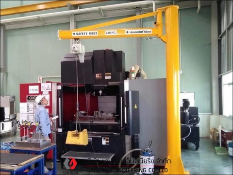 ติดตั้งJibcrane 240kg.