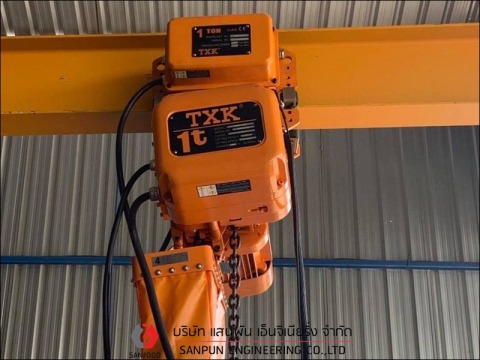 รอกโซ่มือสาว TXK  ขนาด 1ตัน โซ่ยาว3ม