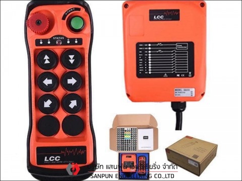 Telecrane remote control รุ่น F21-E1  6ปุม 1สปีด 