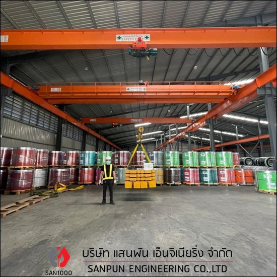 เครนเหนือศีรษะแบบเครนคานคู่ Overhead crane double girder