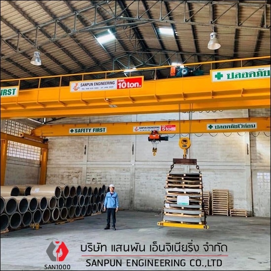 รับสร้างเครนเหนือศีรษะ Overhead crane 