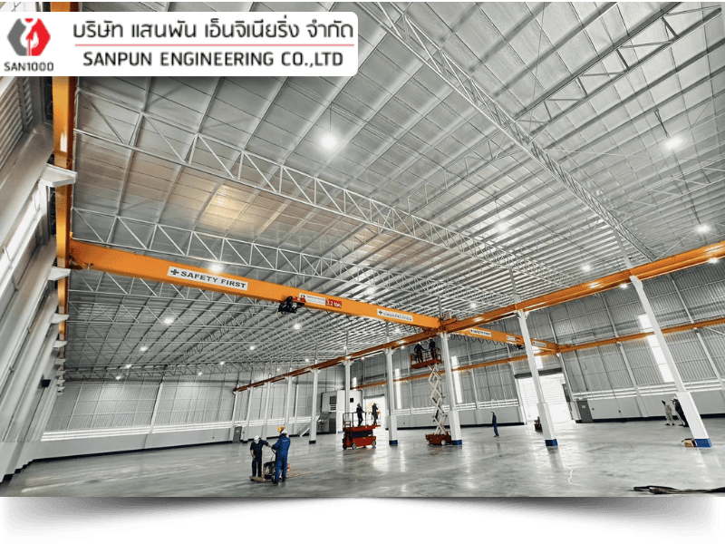 รับติดตั้งเครนโรงงาน